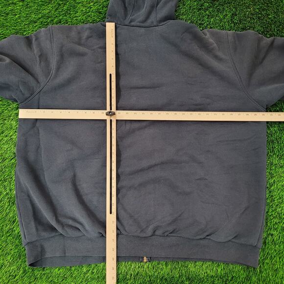 Carhartt Zip Hoodie 2XL/3XL 30x29 Baggy Faded - Picture 7 of 16